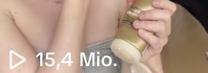 Screenshot: 15.4 million views on grooming content